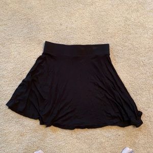 Black skater skirt